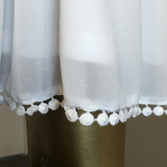 FRANCESCA'S Lace and Chiffon Skater Dress - Picture 8 of 10